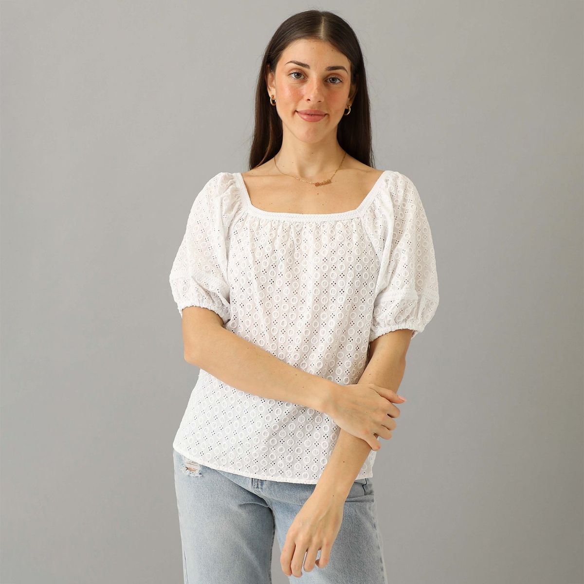 UNIVERSITY CLUB - Blusa 100% Algodón Mujer University Club