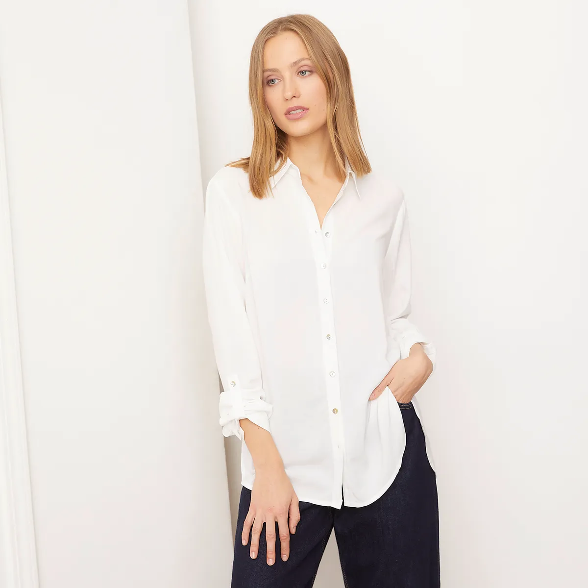 BASEMENT - Blusa Manga Larga Mujer Basement