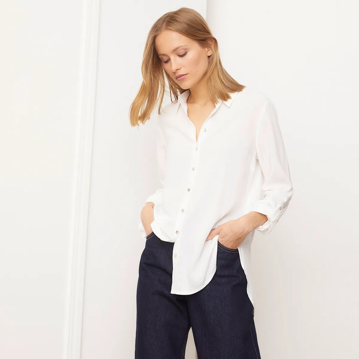 BASEMENT - Blusa Manga Larga Mujer Basement