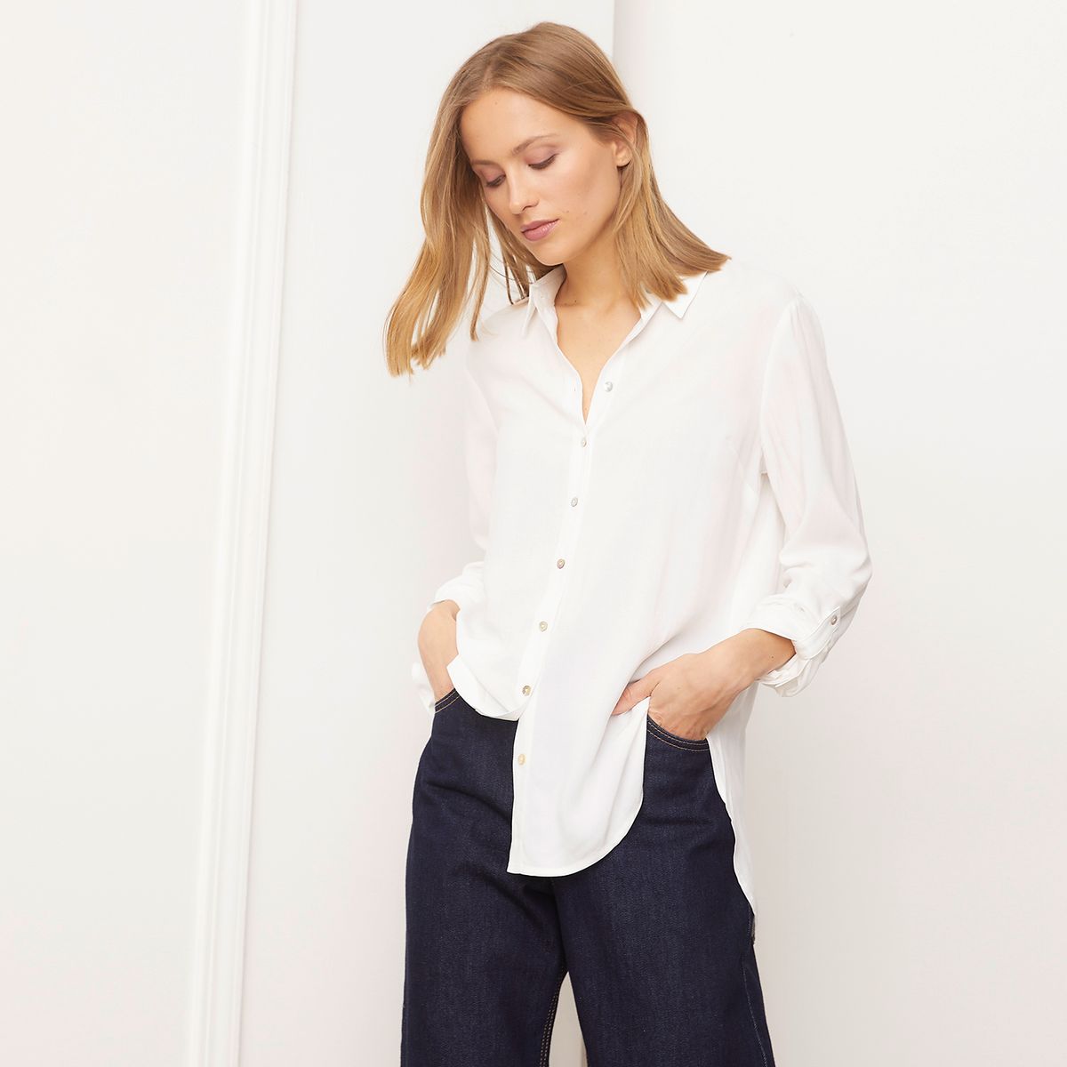 BASEMENT - Blusa Manga Larga Mujer Basement