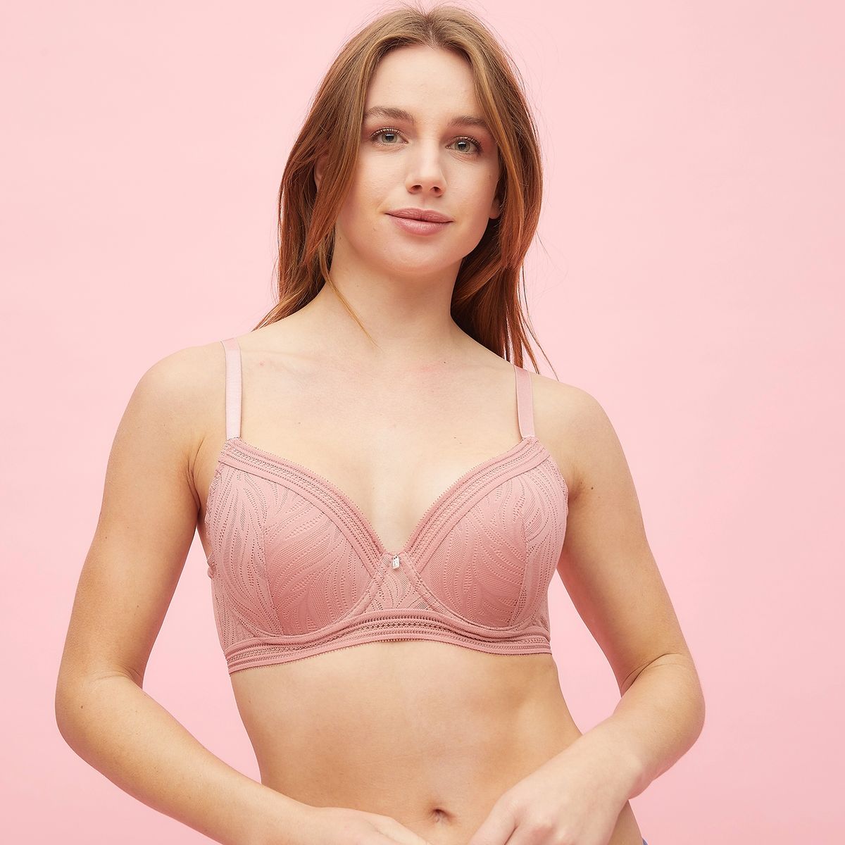 BLU - Sosten Fashion Encaje Mujer Blu