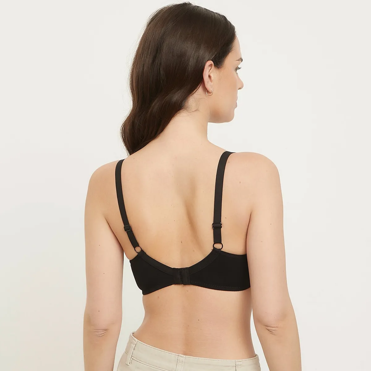 BLU - Sostén Soporte Algodón Mujer Blu