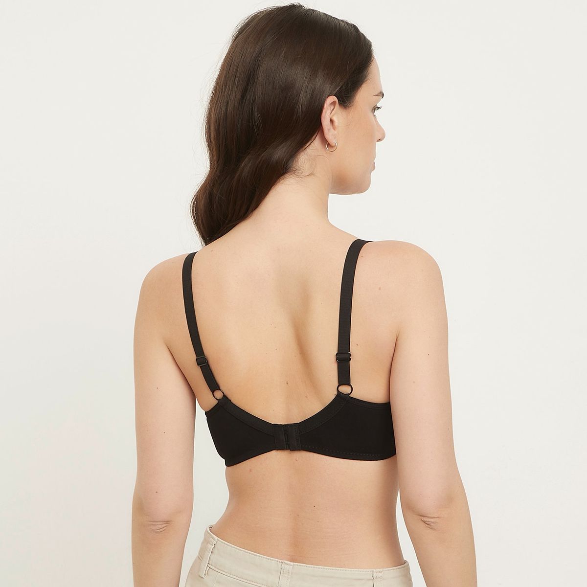 BLU - Sostén Soporte Algodón Mujer Blu