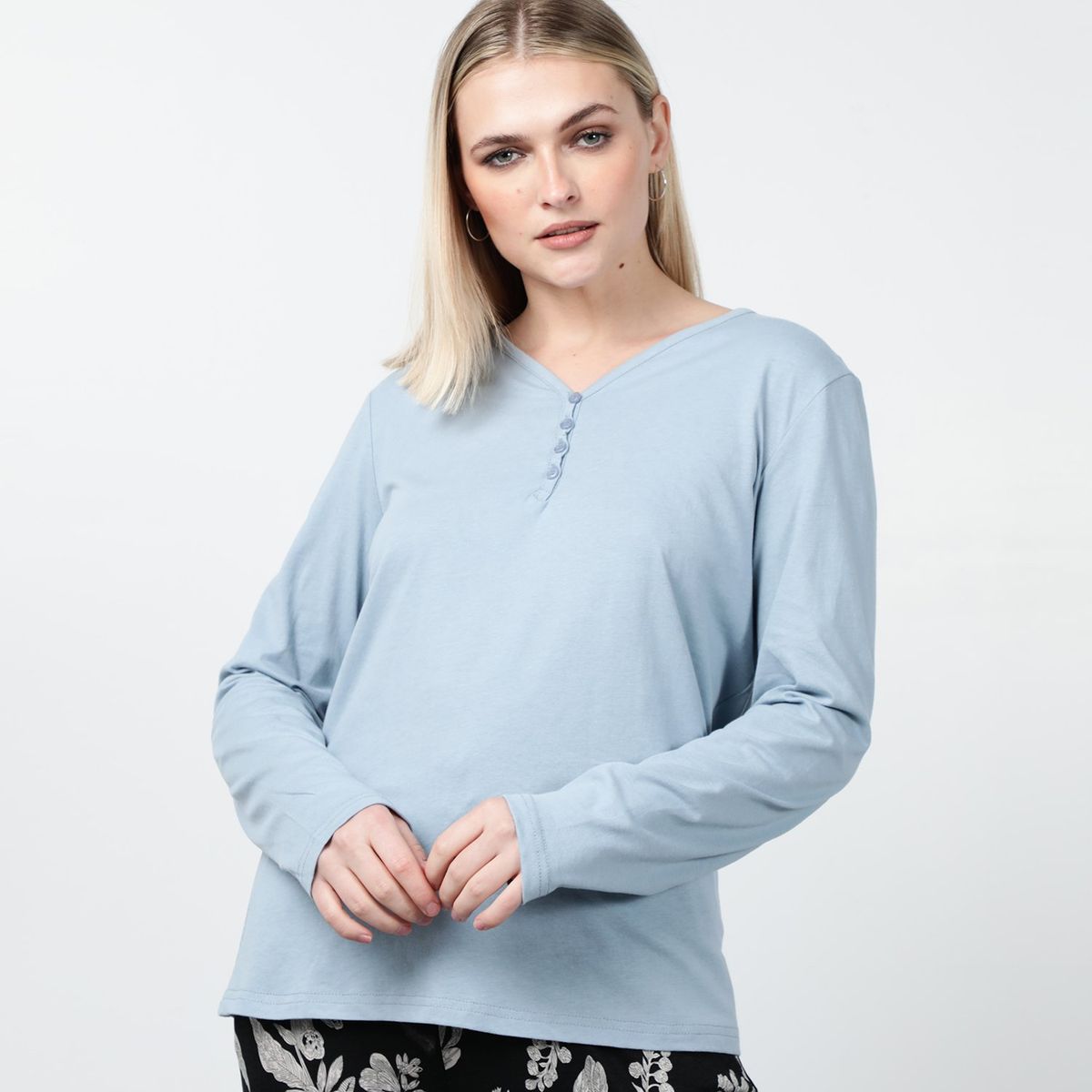 BLU - Polo Pijama Mujer Blu