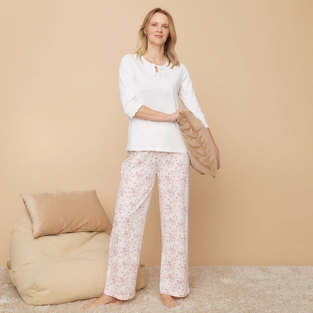 STEFANO COCCI - Pijama 100% Algodón Mujer Stefano Cocci