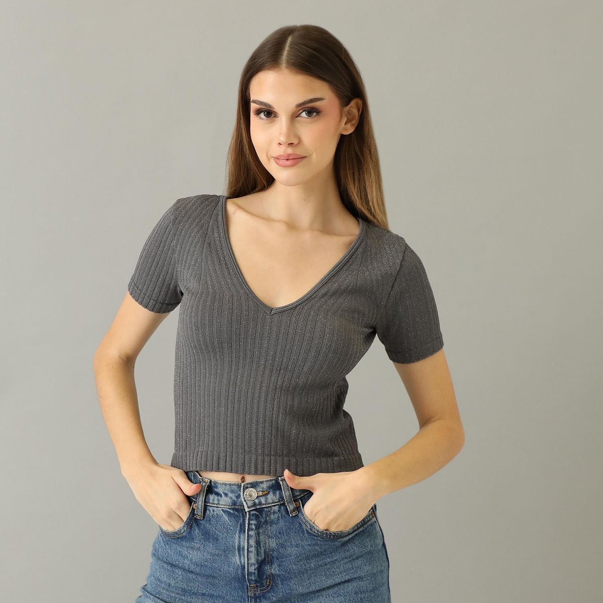DENIMLAB - Polo Casual Mujer Denimlab