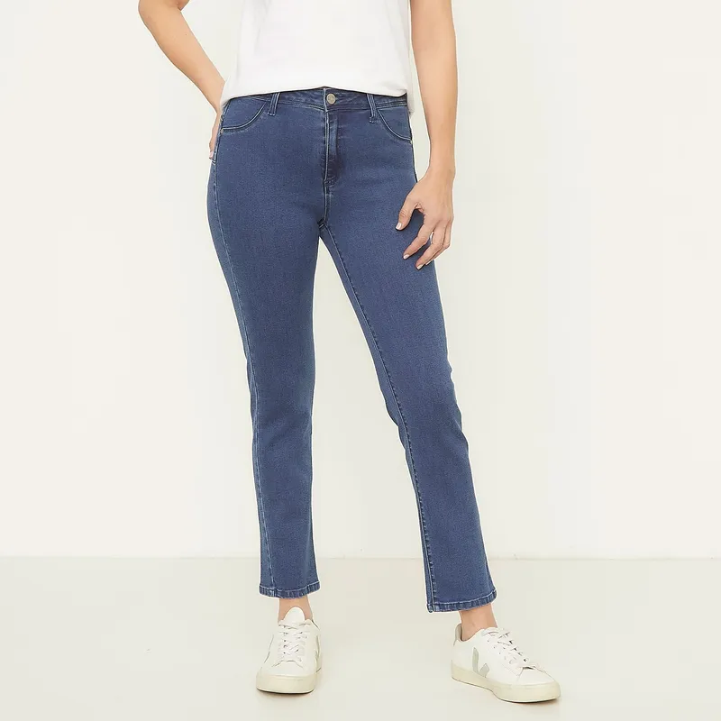 NEWPORT - Jean Skinny Tiro Alto Mujer Newport