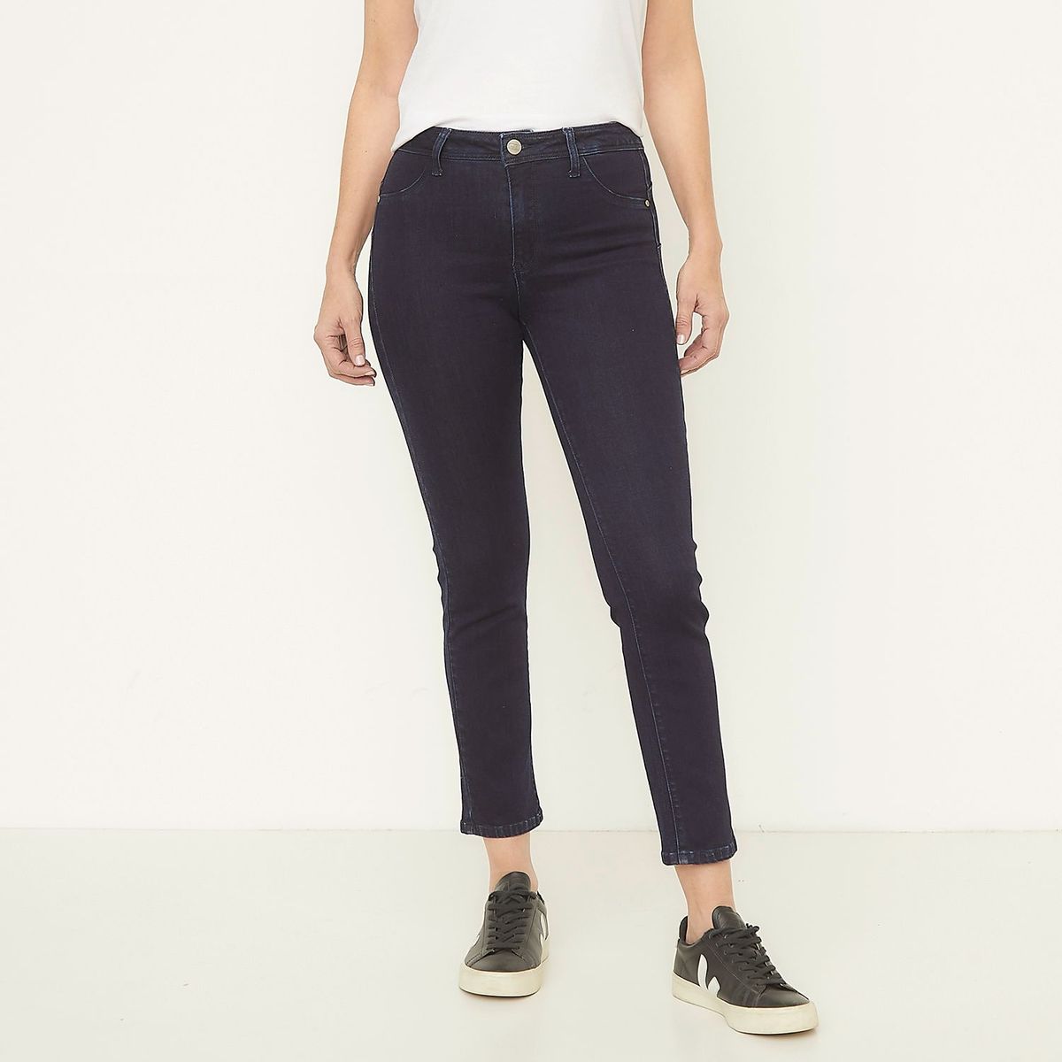 NEWPORT - Jean Skinny Tiro Alto Mujer Newport