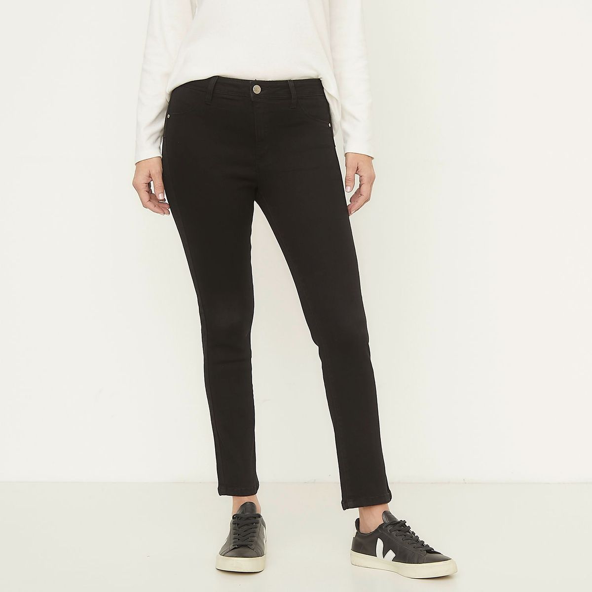 NEWPORT - Jean Skinny Tiro Alto Mujer Newport