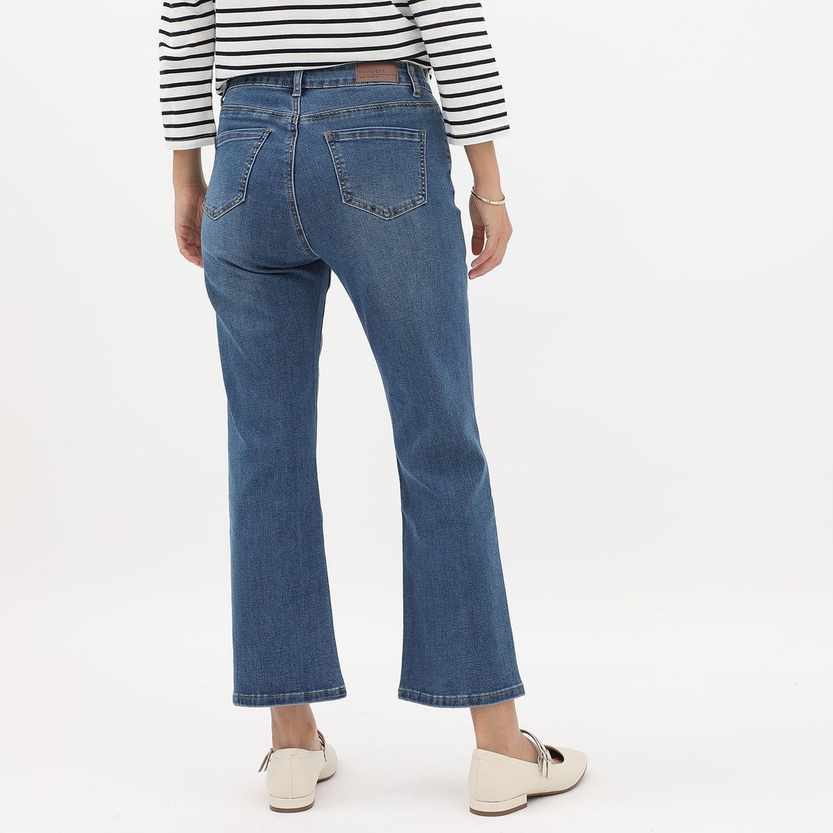 NEWPORT - Jean Straight Tiro Alto Mujer Newport