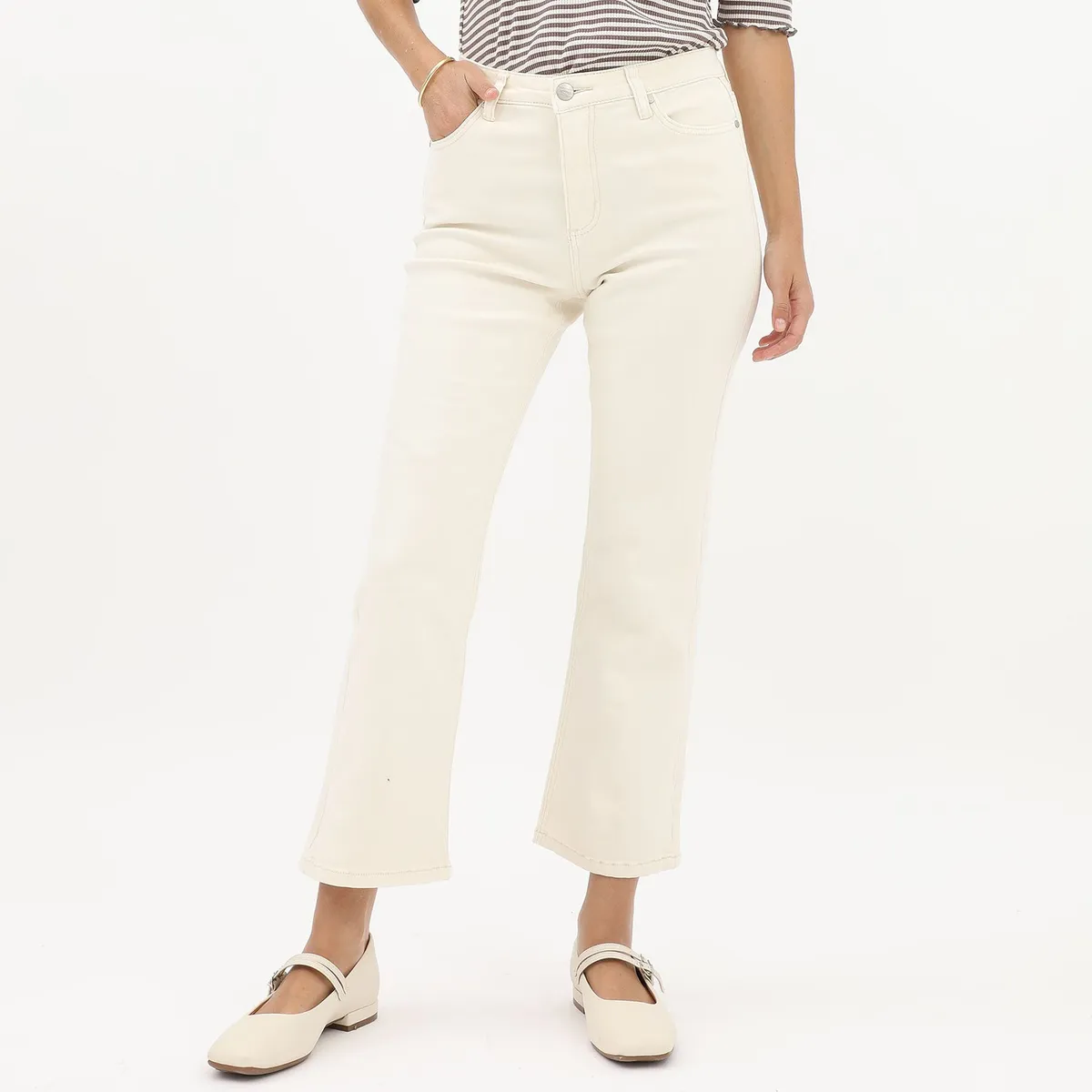 NEWPORT - Jean Straight Tiro Alto Mujer Newport