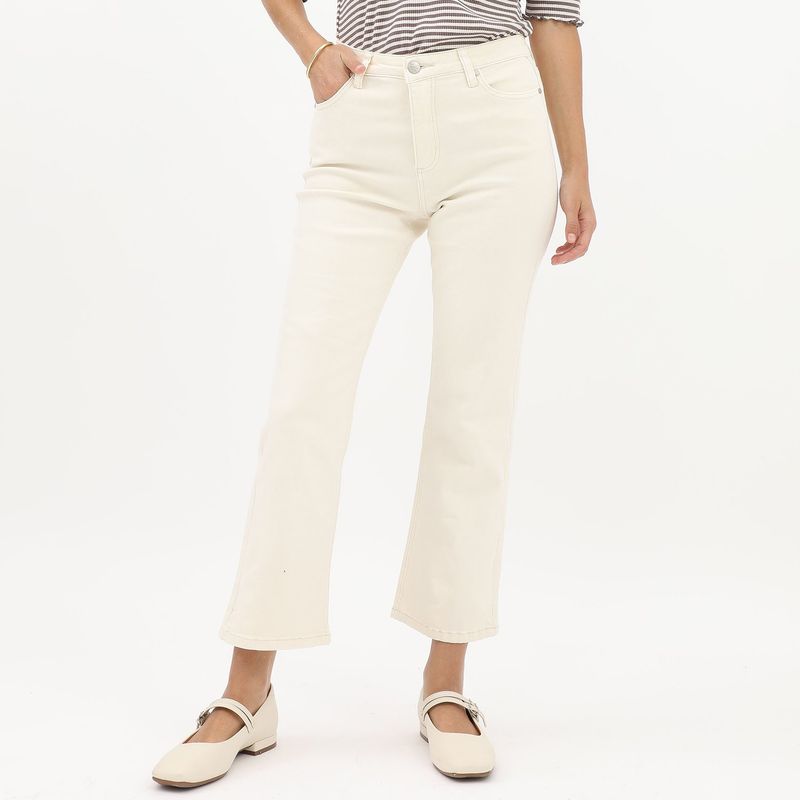NEWPORT - Jean Straight Tiro Alto Mujer Newport