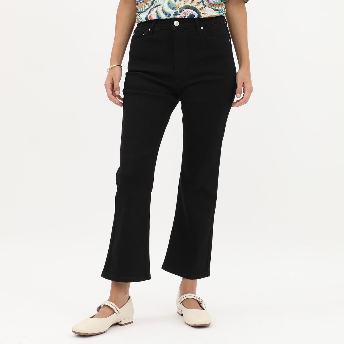 NEWPORT - Jean Straight Tiro Alto Mujer Newport