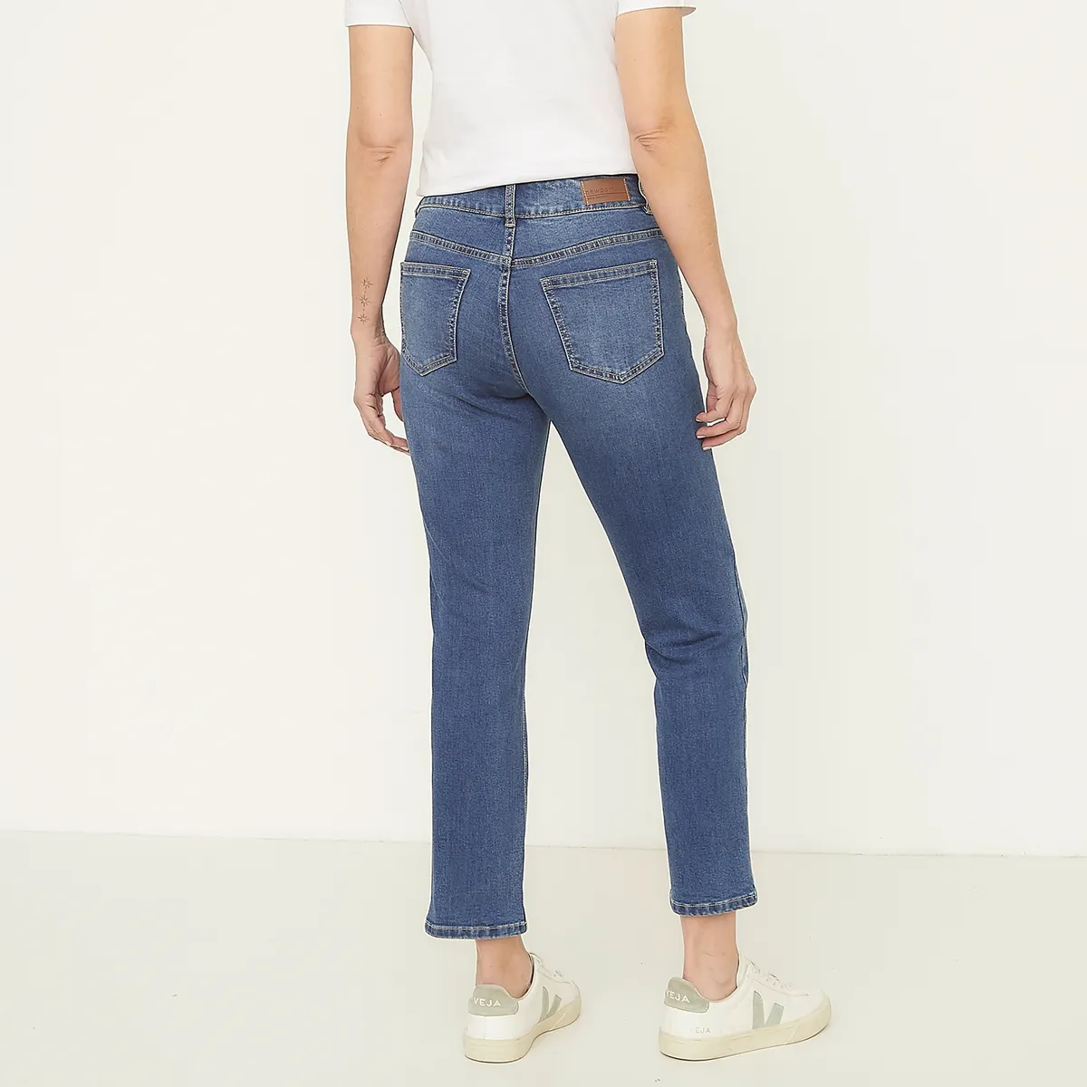 NEWPORT - Jean Straight Tiro Medio Mujer Newport