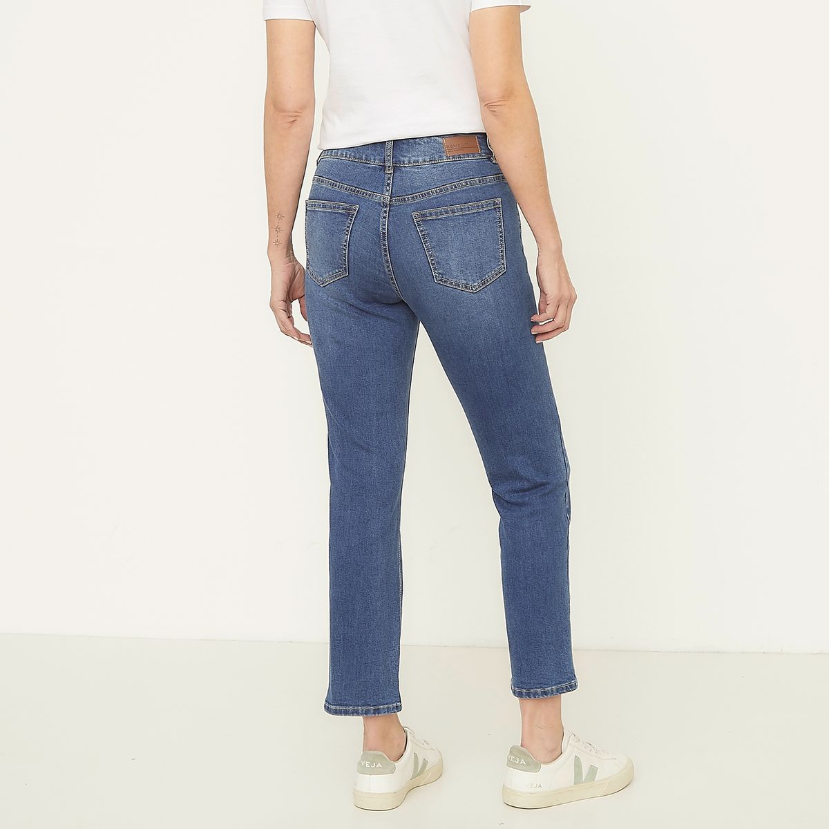 NEWPORT - Jean Straight Tiro Medio Mujer Newport