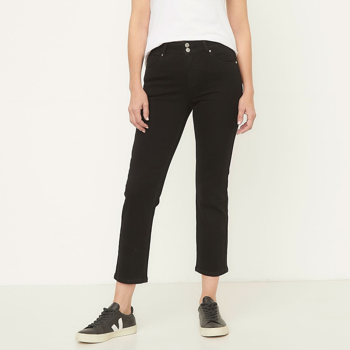 NEWPORT - Jean Straight Tiro Medio Mujer Newport