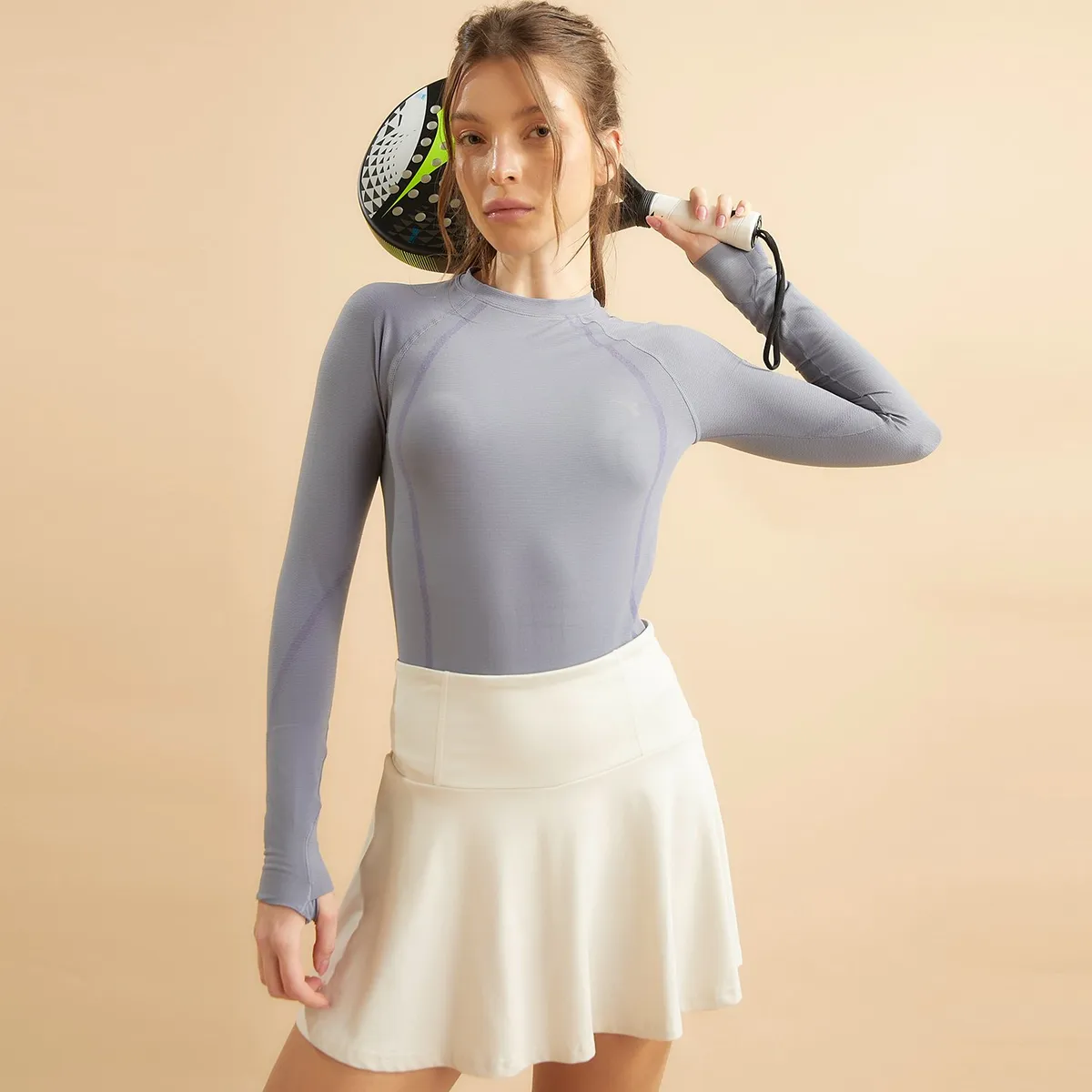 DIADORA - Polo Manga Larga Deportivo Mujer Diadora