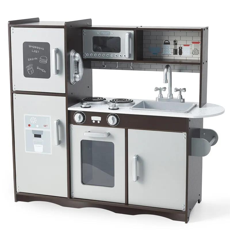 SCOOP - Juguete Cocina Niños Madera Refri, Horno y Microondas Scoop