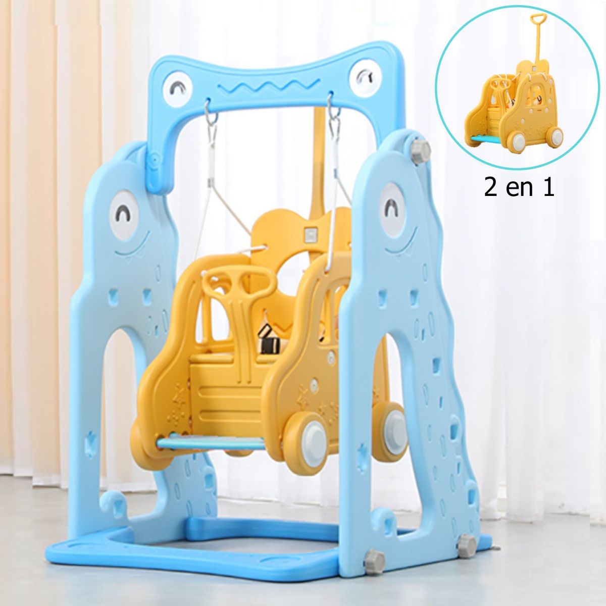 SCOOP - Tobogán Resbalón Columpio Carrito Scoop