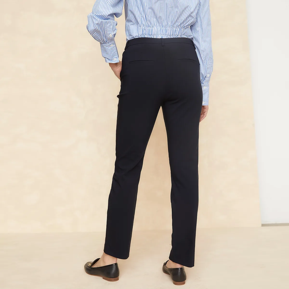 APOLOGY - Pantalón Straight Tiro Alto Mujer Apology