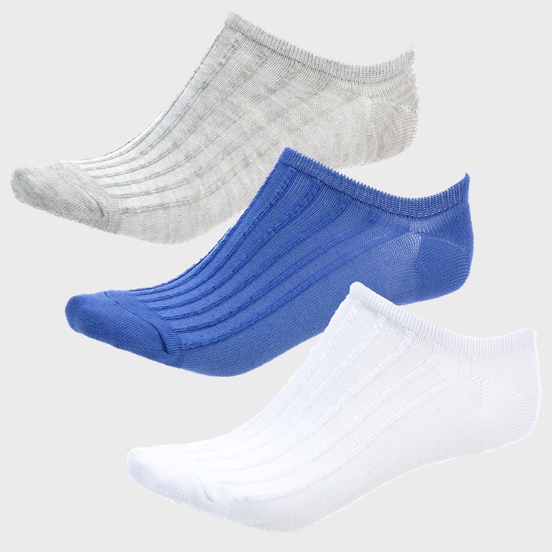 BLU - Pack X3 Medias Mujer Blu