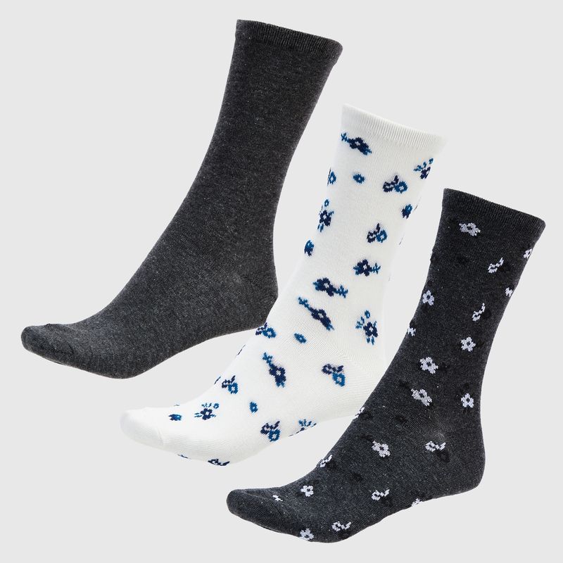 BLU - Pack X3 Medias Mujer Blu