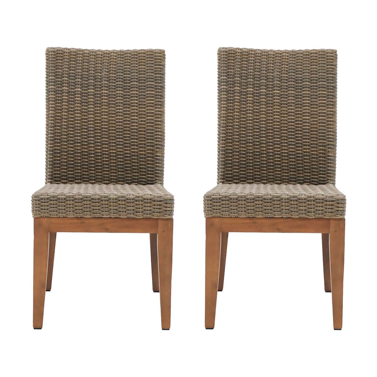 BASEMENT HOME - Set X2 Sillas De Comedor De Terraza Capetown