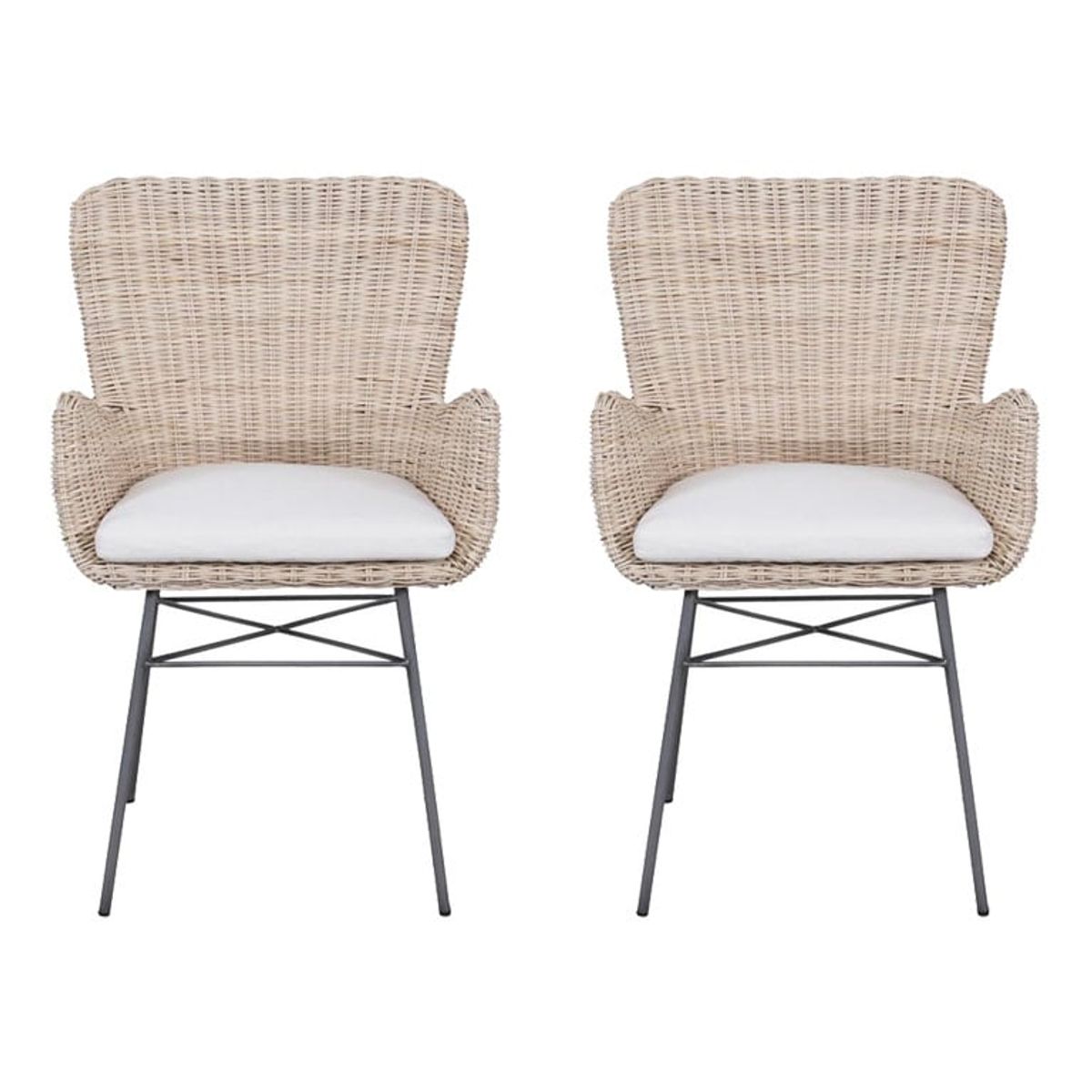 BASEMENT HOME - Set x2 Butacas de Terraza Kata