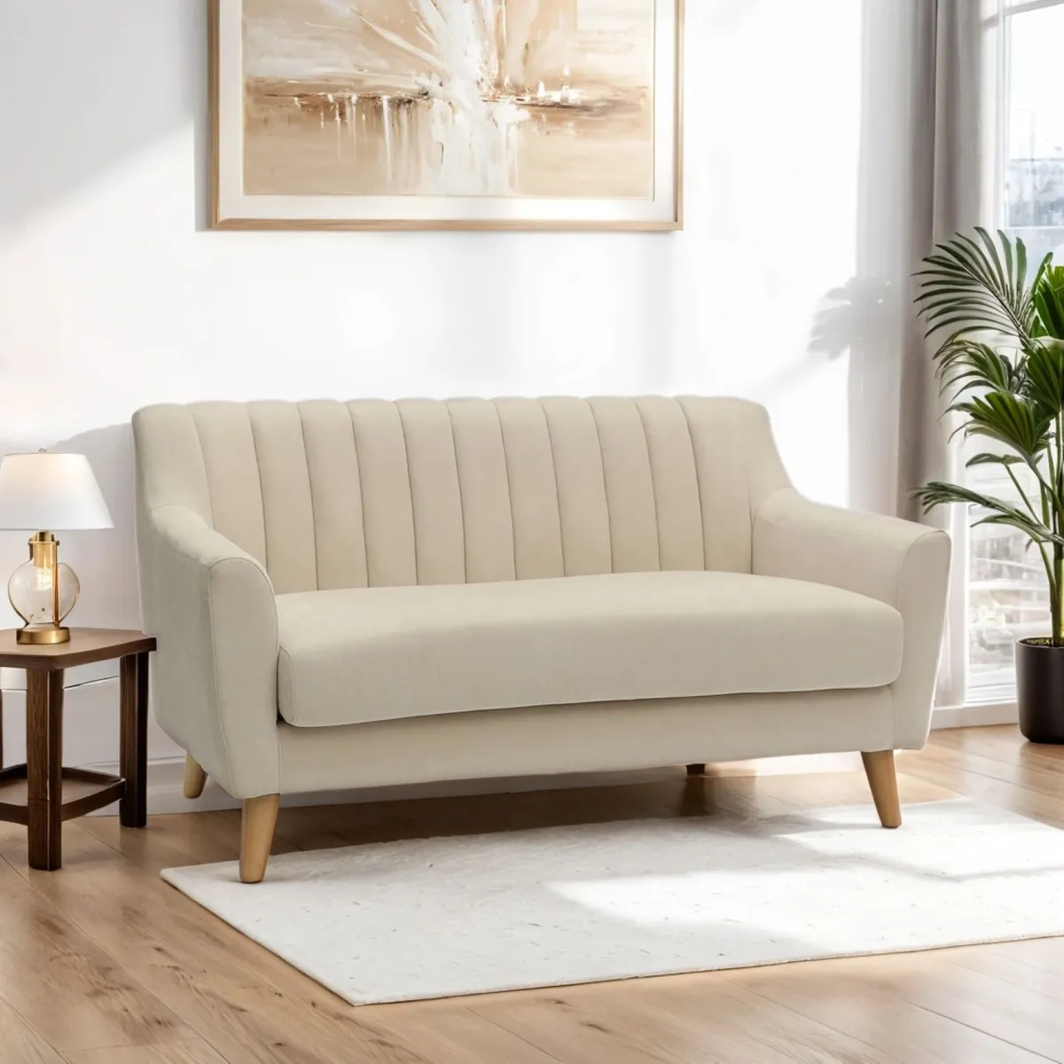 MICA - Sofá Taylor 2 Cuerpos Tela