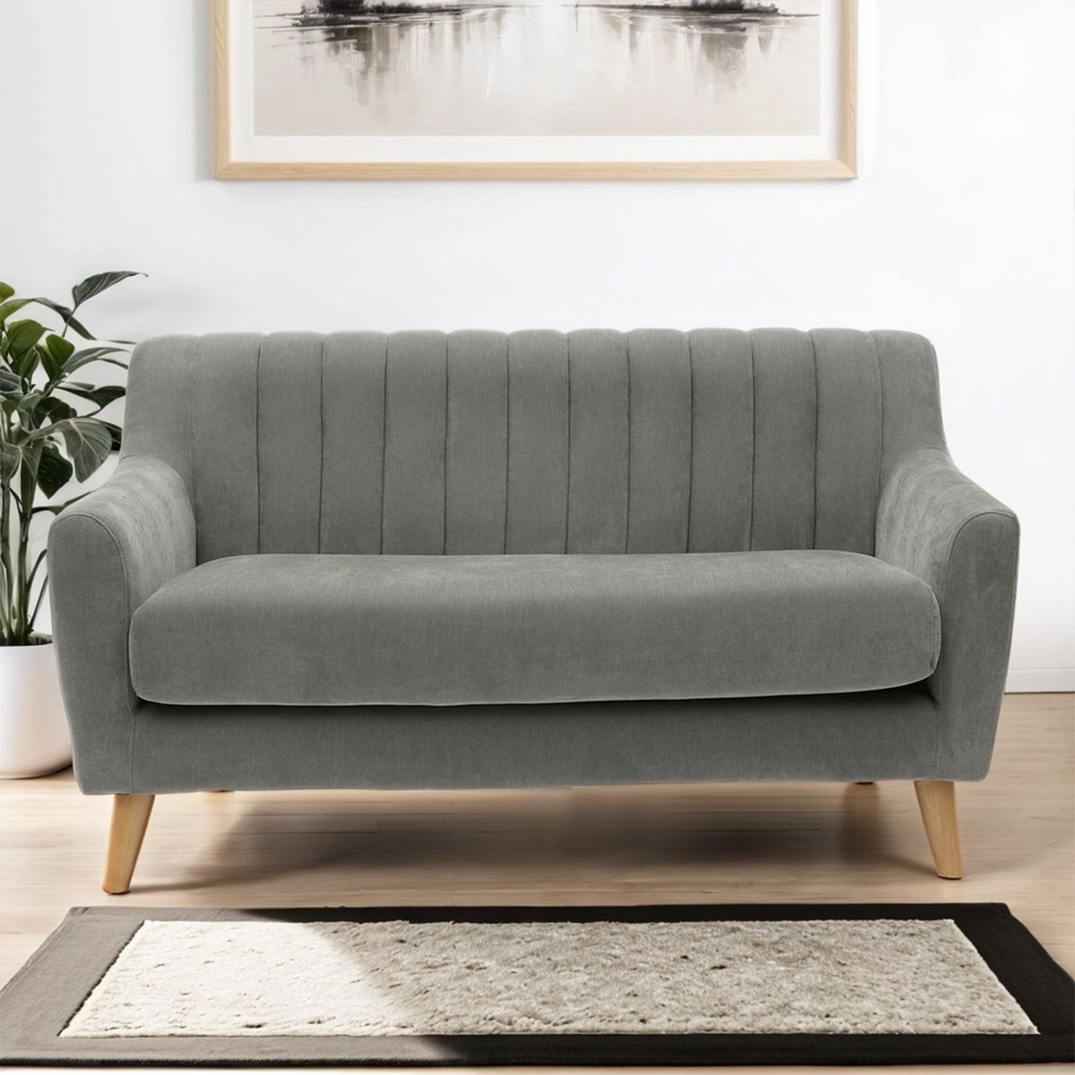 MICA - Sofá Taylor 2 Cuerpos Tela