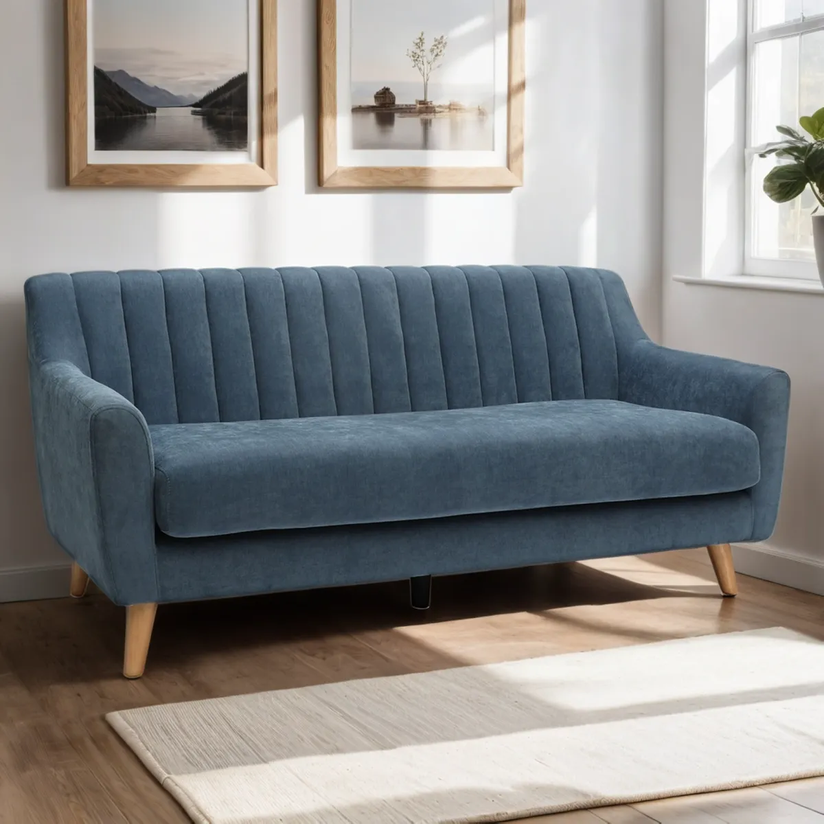 MICA - Sofá Taylor 3 Cuerpos Tela