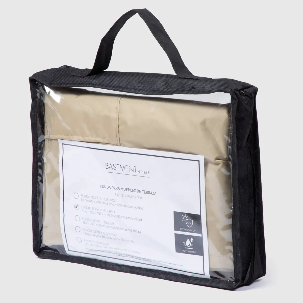 BASEMENT HOME - Funda de Sofá de Terraza New Dekke 2 Cuerpos