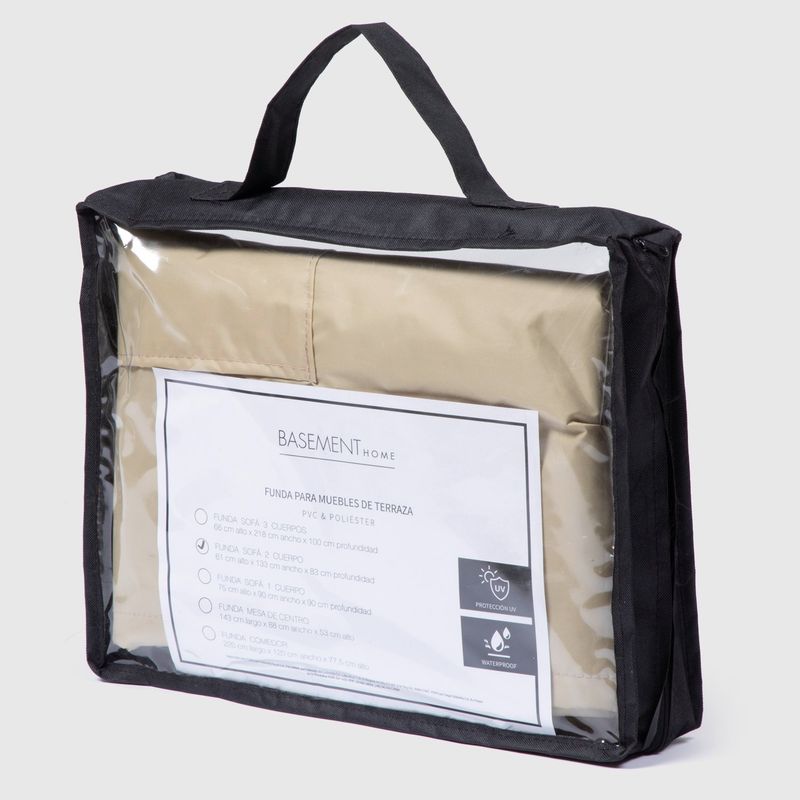 BASEMENT HOME - Funda de Sofá de Terraza New Dekke 2 Cuerpos