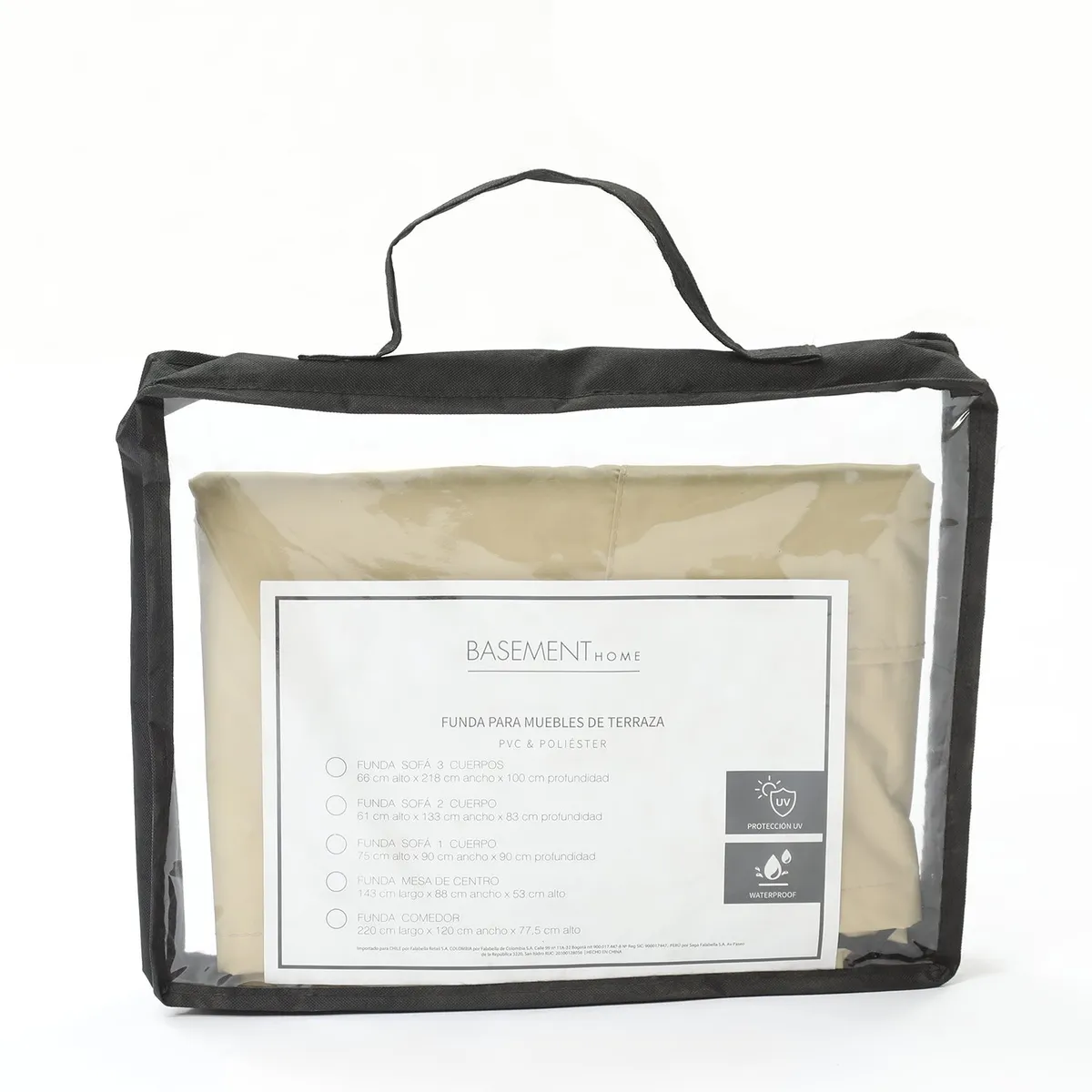 BASEMENT HOME - Funda de Sofá de Terraza New Dekke 2 Cuerpos