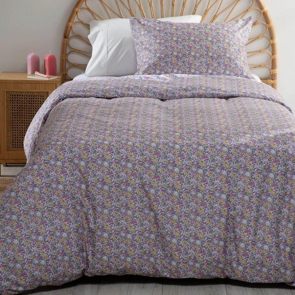 MICA KIDS - Funda Plumón Infantil Wash Flores Mica Kids