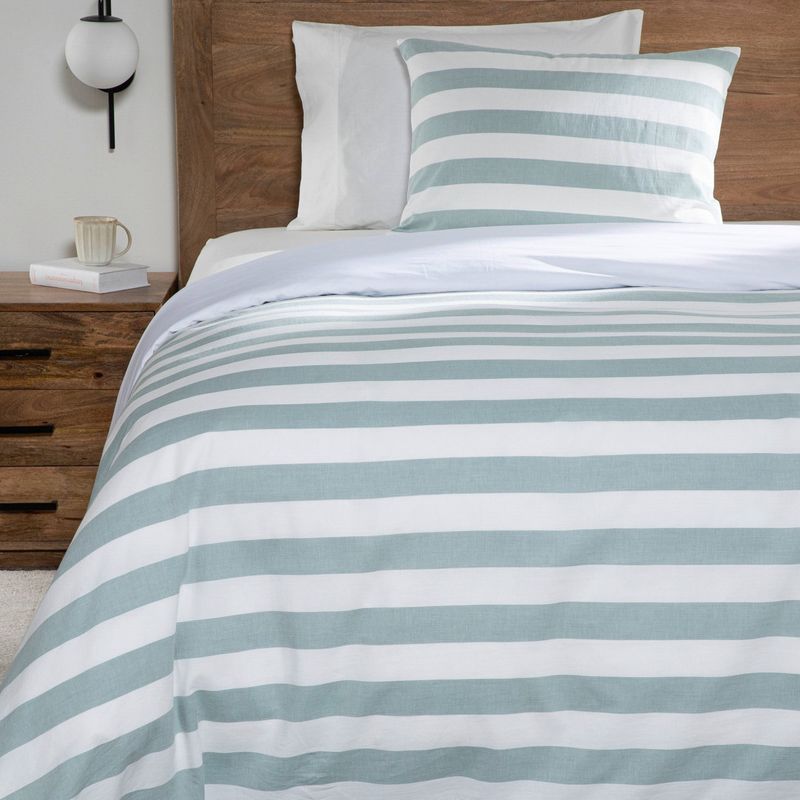 BASEMENT HOME - Funda Plumón Rayas 100% Algodón Basement Home