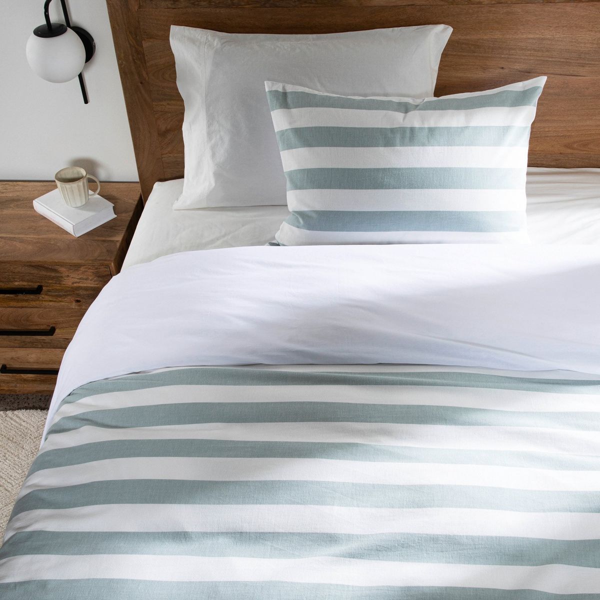 BASEMENT HOME - Funda Plumón Rayas 100% Algodón Basement Home