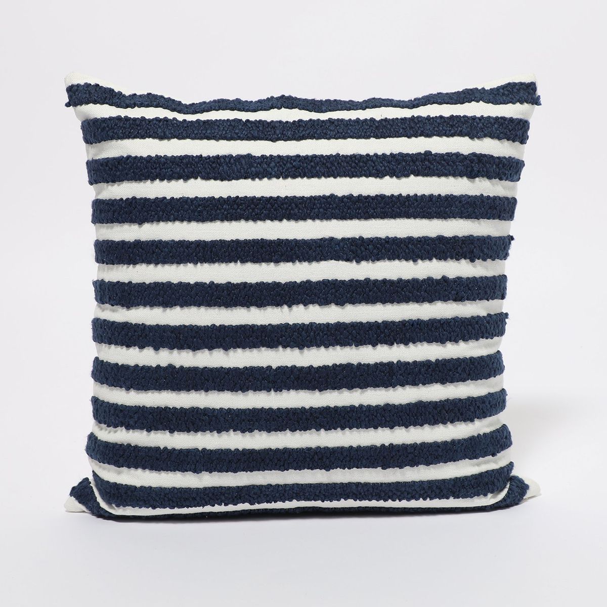 BASEMENT HOME - Cojín Ter Rayas Azul 45x45cm