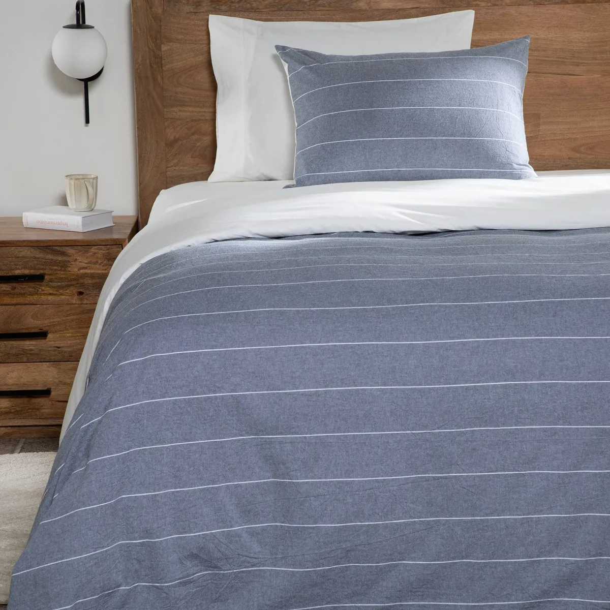BASEMENT HOME - Funda Plumón Rayas 100% Algodón Basement Home
