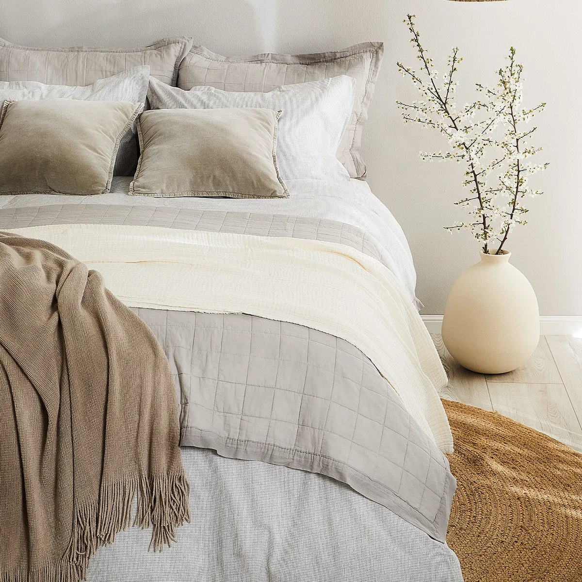 BASEMENT HOME - Funda Plumón Waffle 100% Algodón Basement Home