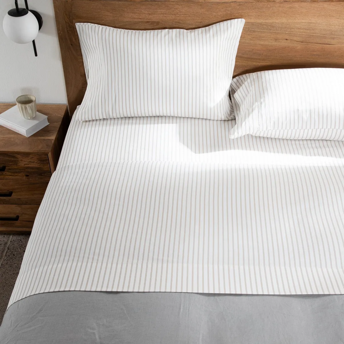 BASEMENT HOME - Juego De Sábanas Estampadas 100% Algodón 300 Hilos Basement Home