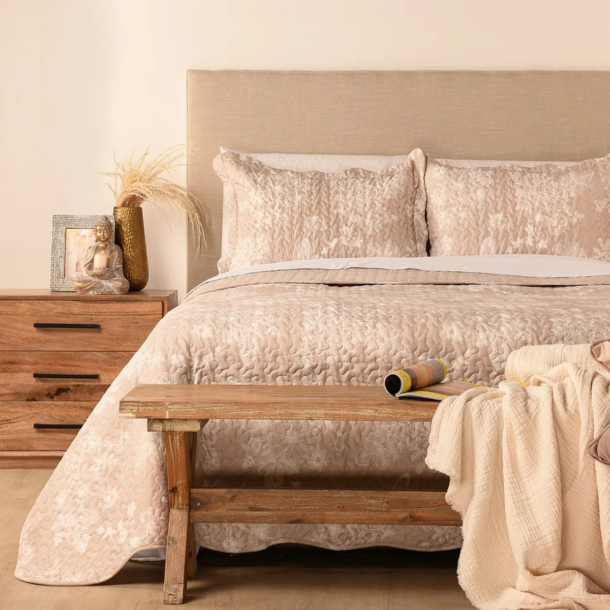 ROBERTA ALLEN - Cubrecama Estampado Viña Roberta Allen