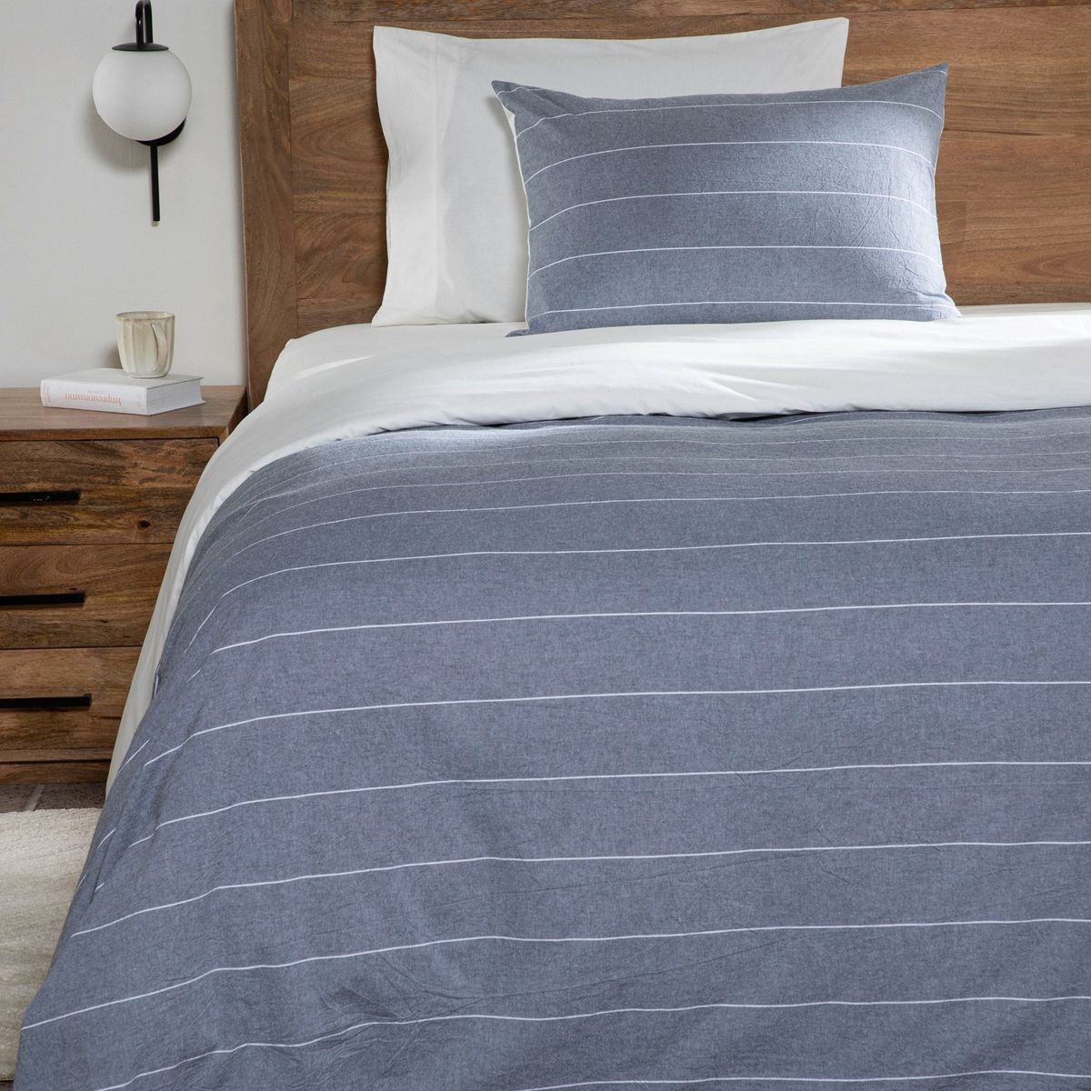 BASEMENT HOME - Funda Plumón Rayas 100% Algodón Basement Home