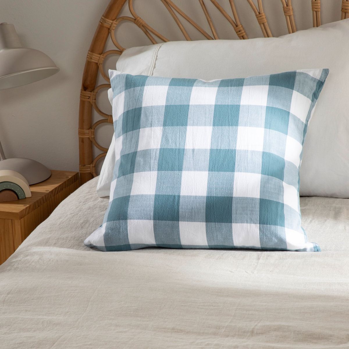 MICA KIDS - Cojín Wash Cute Vichy 45x45cm Mica Kids