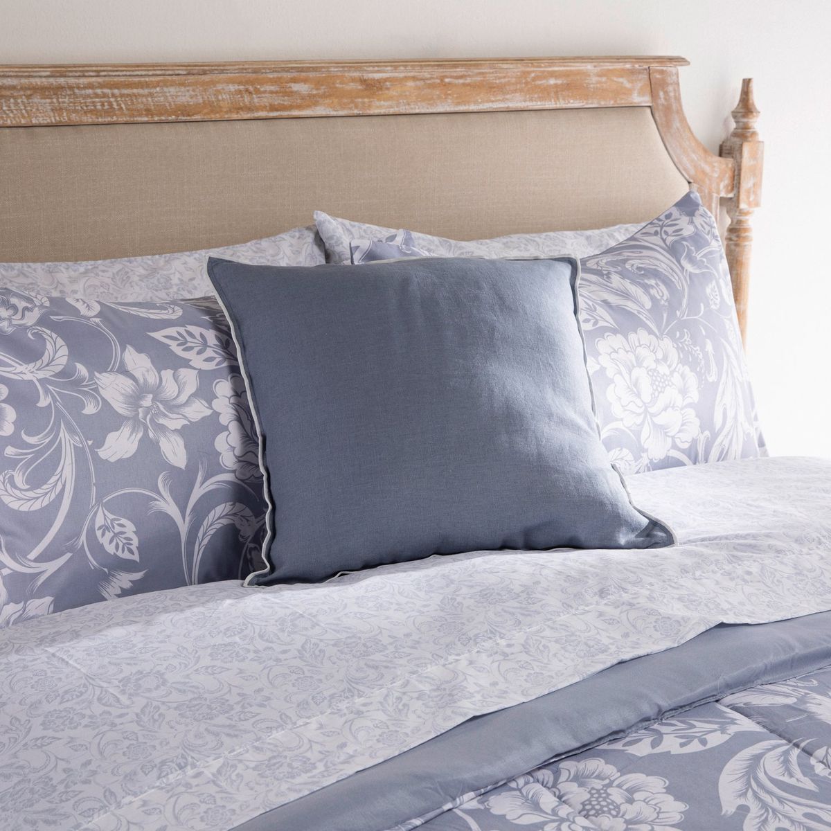 ROBERTA ALLEN - Cojín 100% Lino Beige 45x45cm