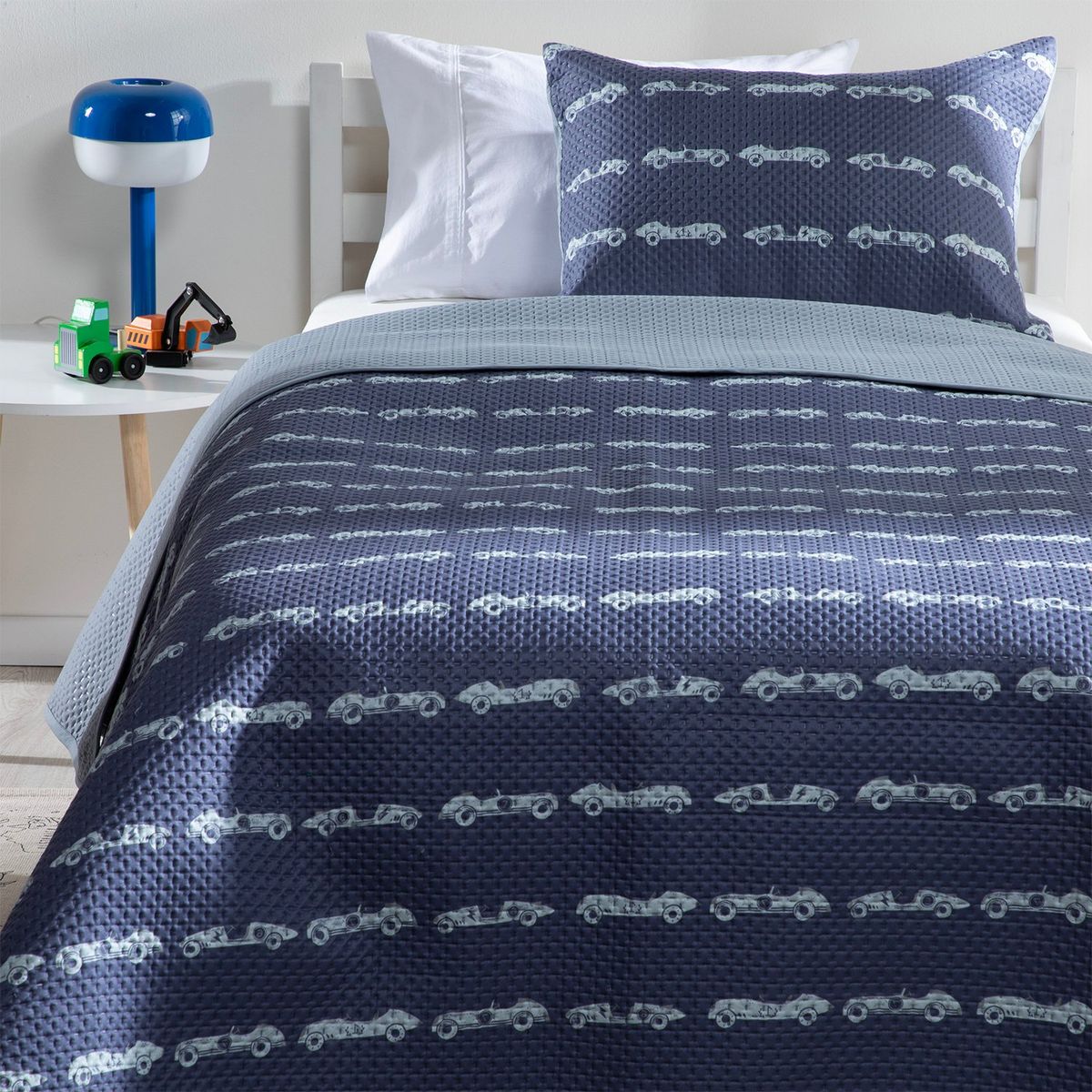 MICA KIDS - Cubrecama Infantil Carritos Mica Kids