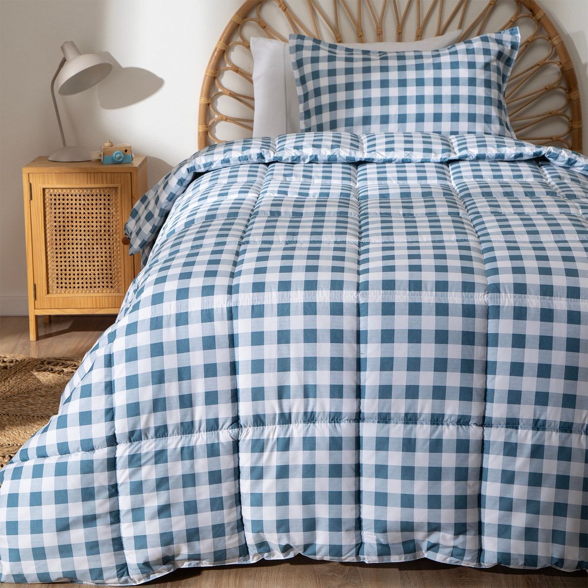 MICA KIDS - Edredón Infantil Wash Big Azul 1.5p Mica Kids