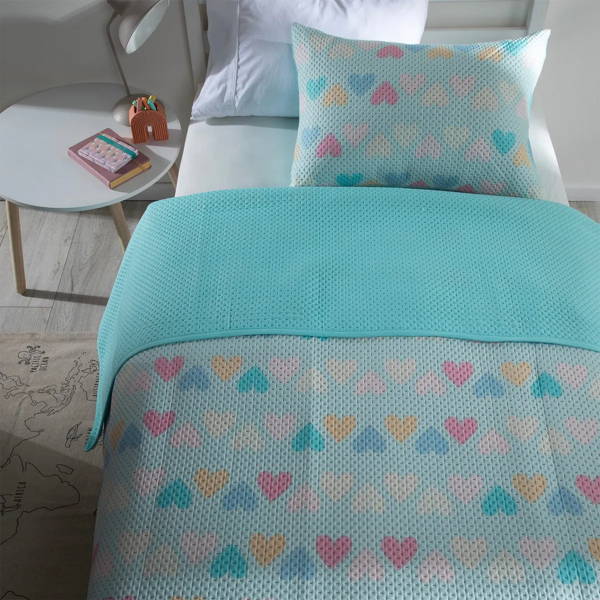 MICA KIDS - Cubrecama Infantil Heart Mica Kids