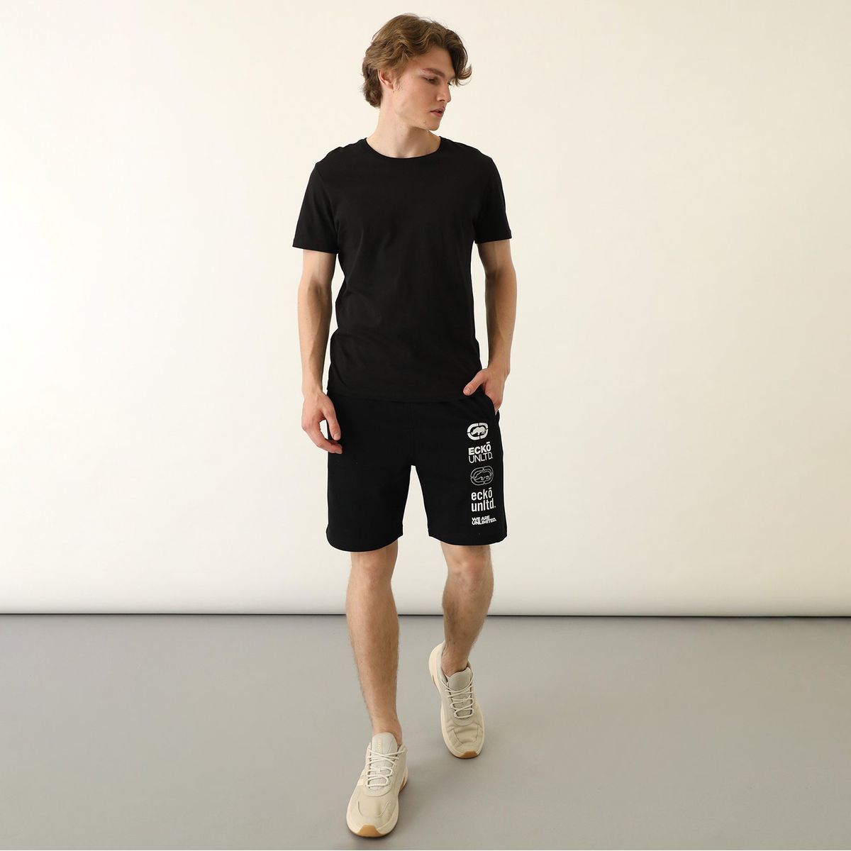 ECKO - Short Ecko Liso Algodón