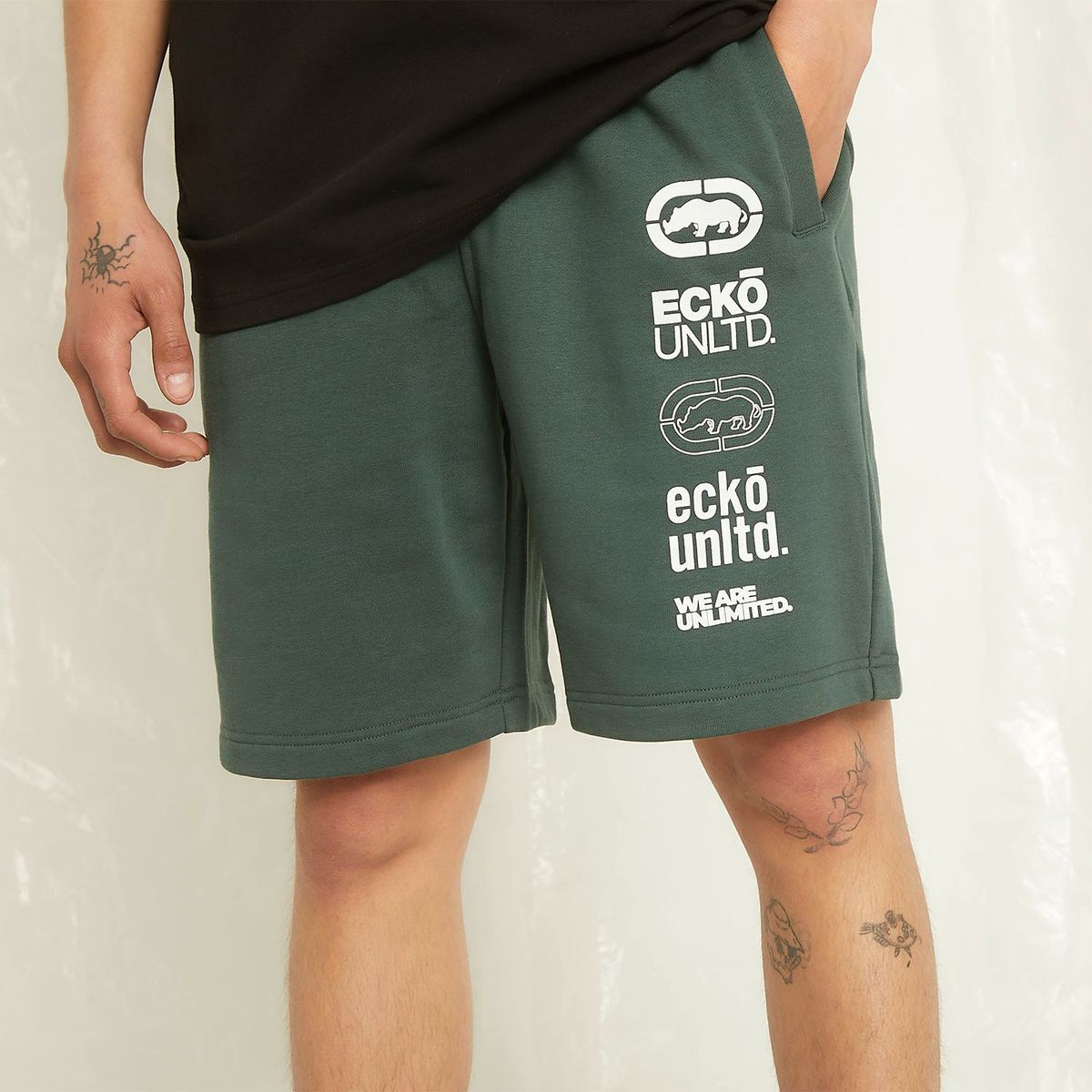 ECKO - Short Ecko Liso Algodón